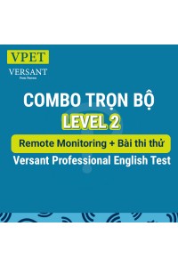 Professional English Test + Practice test LV2 (Trọn bộ VPET Thi tại nhà có giám thị từ xa + Thi thử LV2)